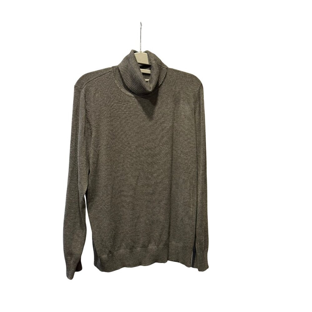 Gray, Cowl Neck Sweater, Large, by Joseph A